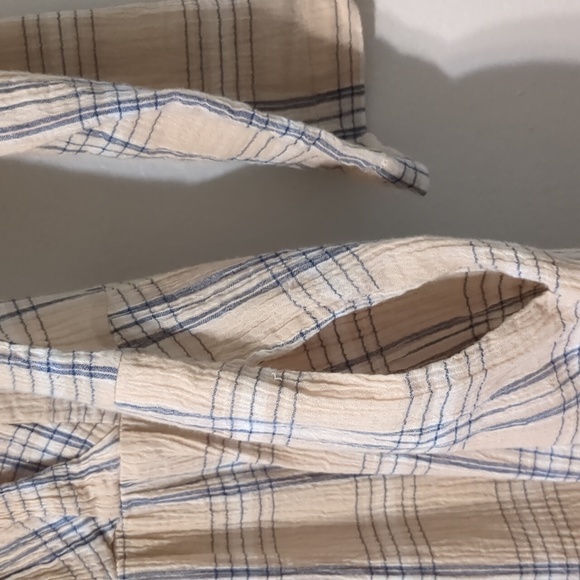 Free People Come as You Are Plaid Midi Dress L - Picture 10 of 17